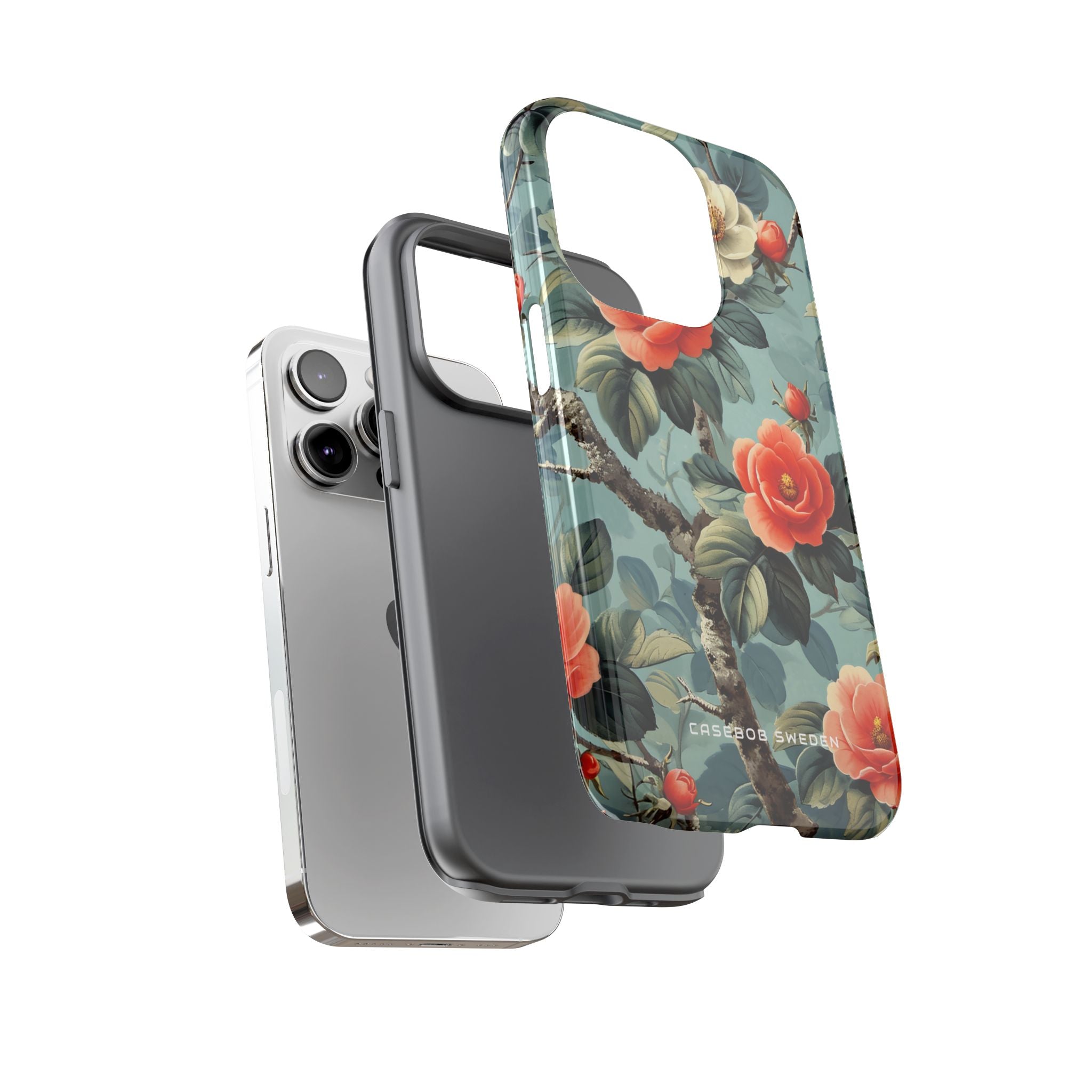 Vintage Floral Romance iPhone 14 - Tough Phone Case