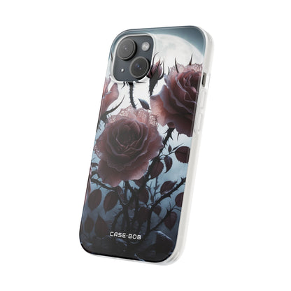 Luminous Rose Thorns iPhone 15 Case - Soft
