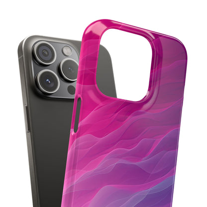 Gradient Oceanflow Waves iPhone 15 - Slim Phone Case