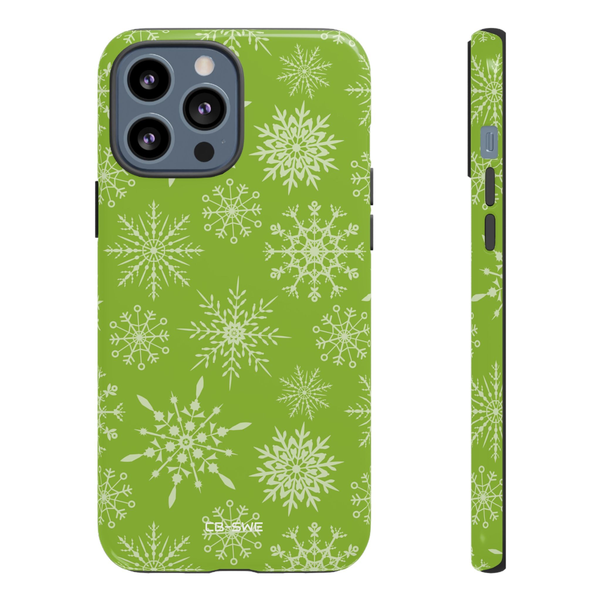 Snowflakes Dance Playfully - iPhone Case