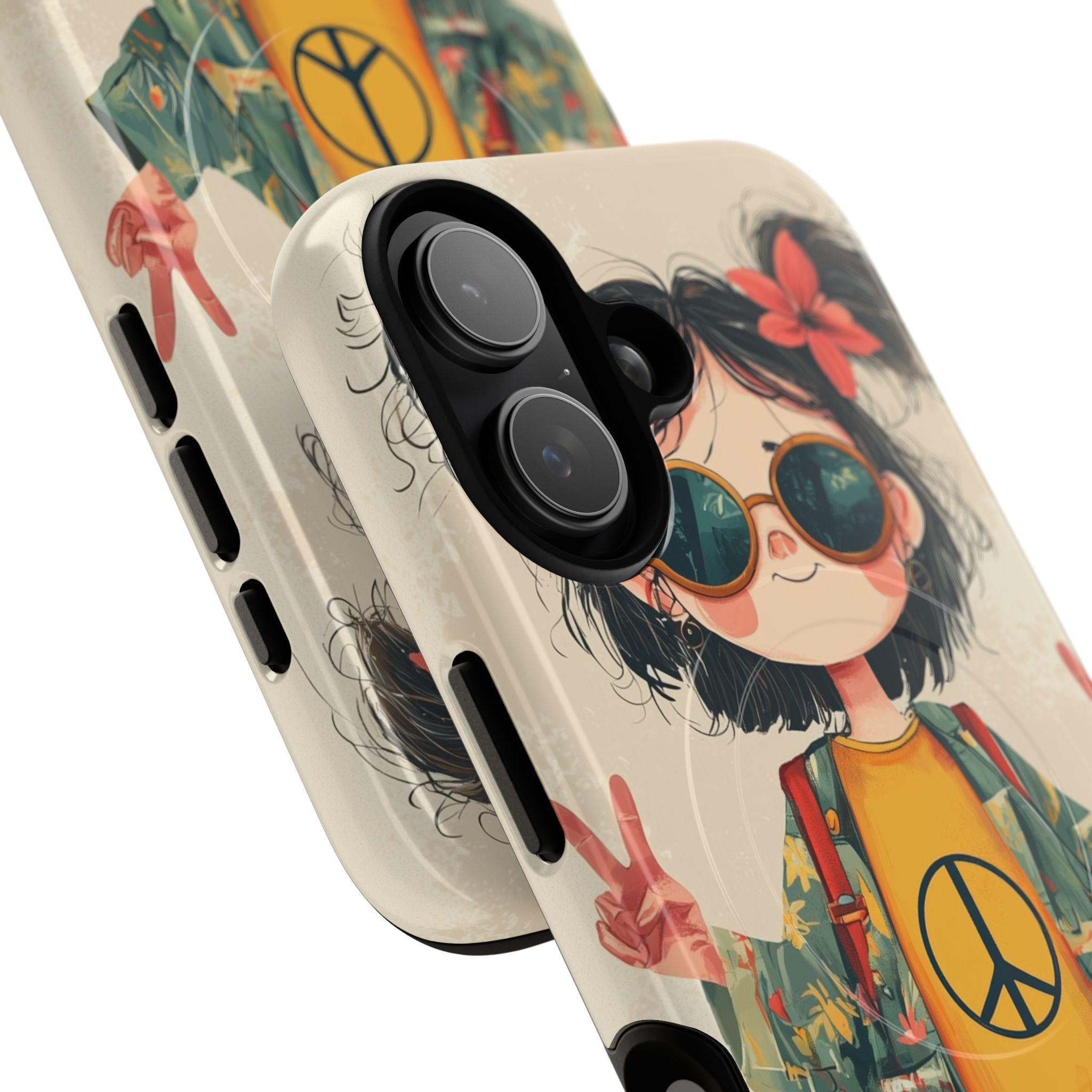Peace Pigtails iPhone 17 Case - Tough+