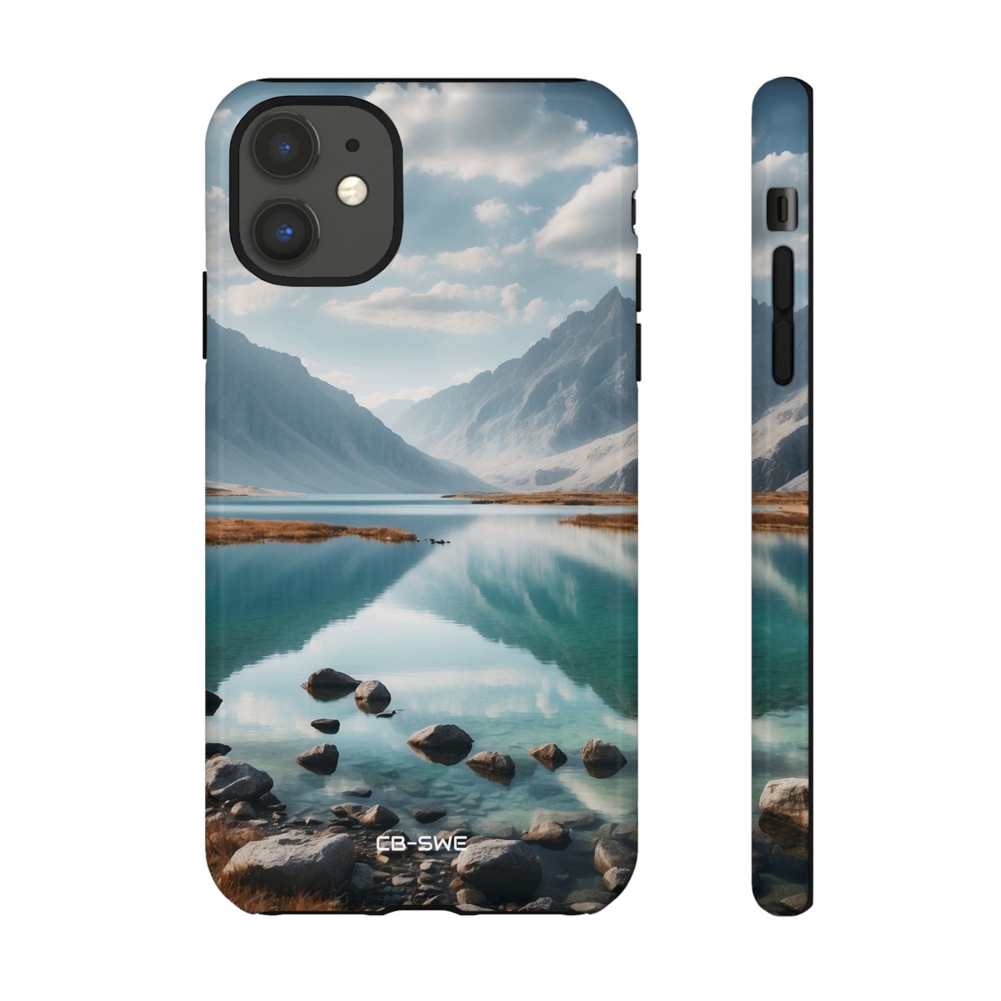 Mountain Reflections Swim - iPhone Case
