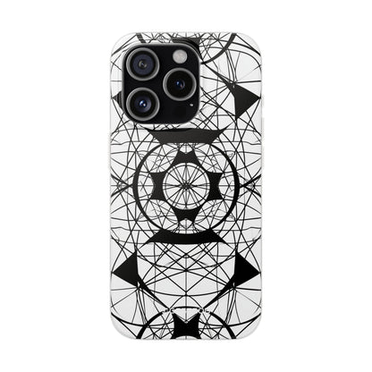 Geometric Hypnosis | Flexible Phone Case for iPhone