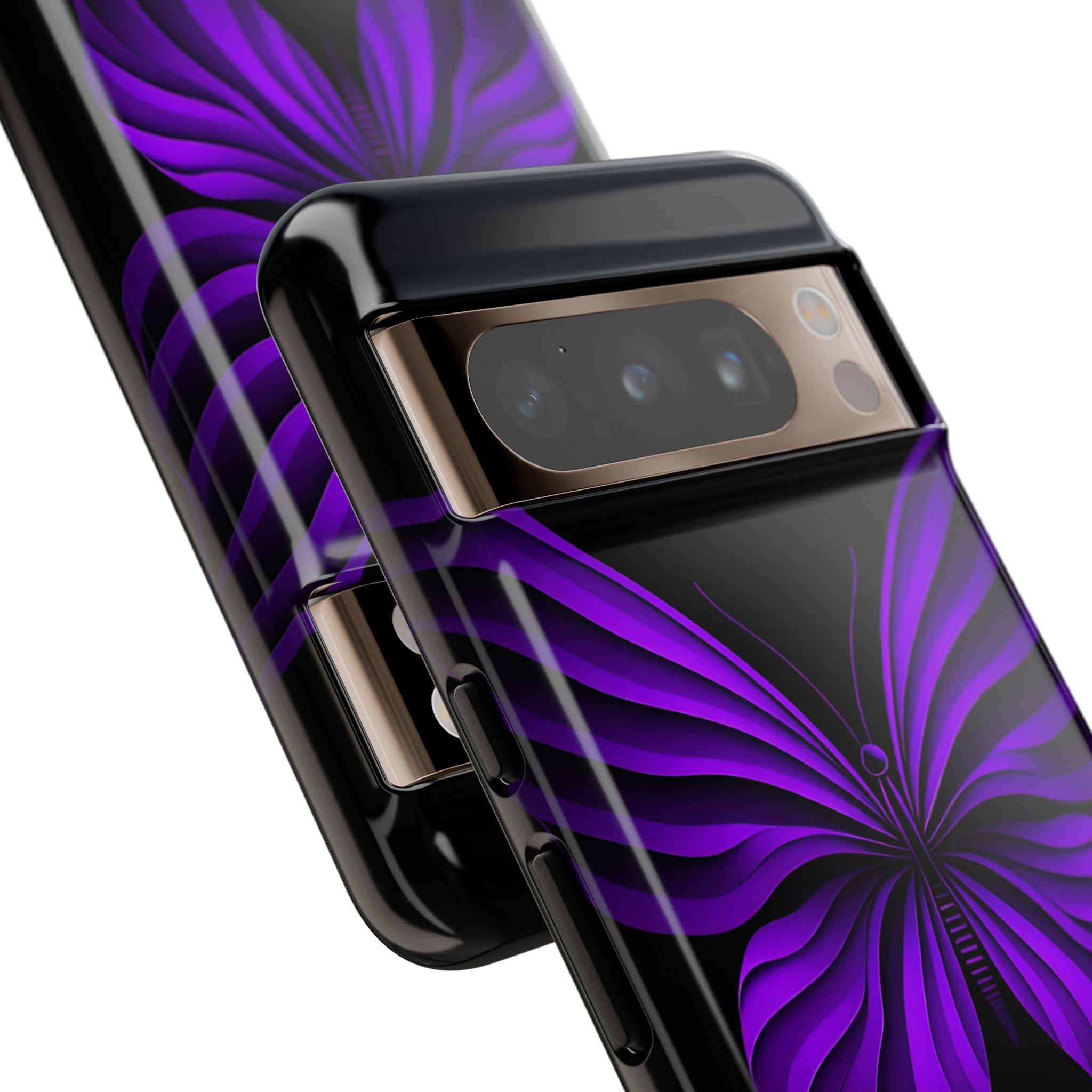 Violet Monarch Google Pixel 8 Pro Case - Tough