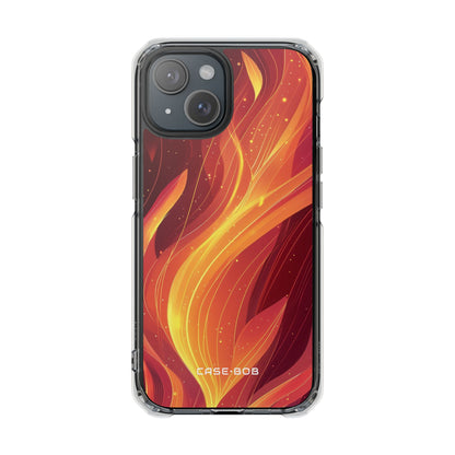 Glowing Flame iPhone 15 Case - Impact