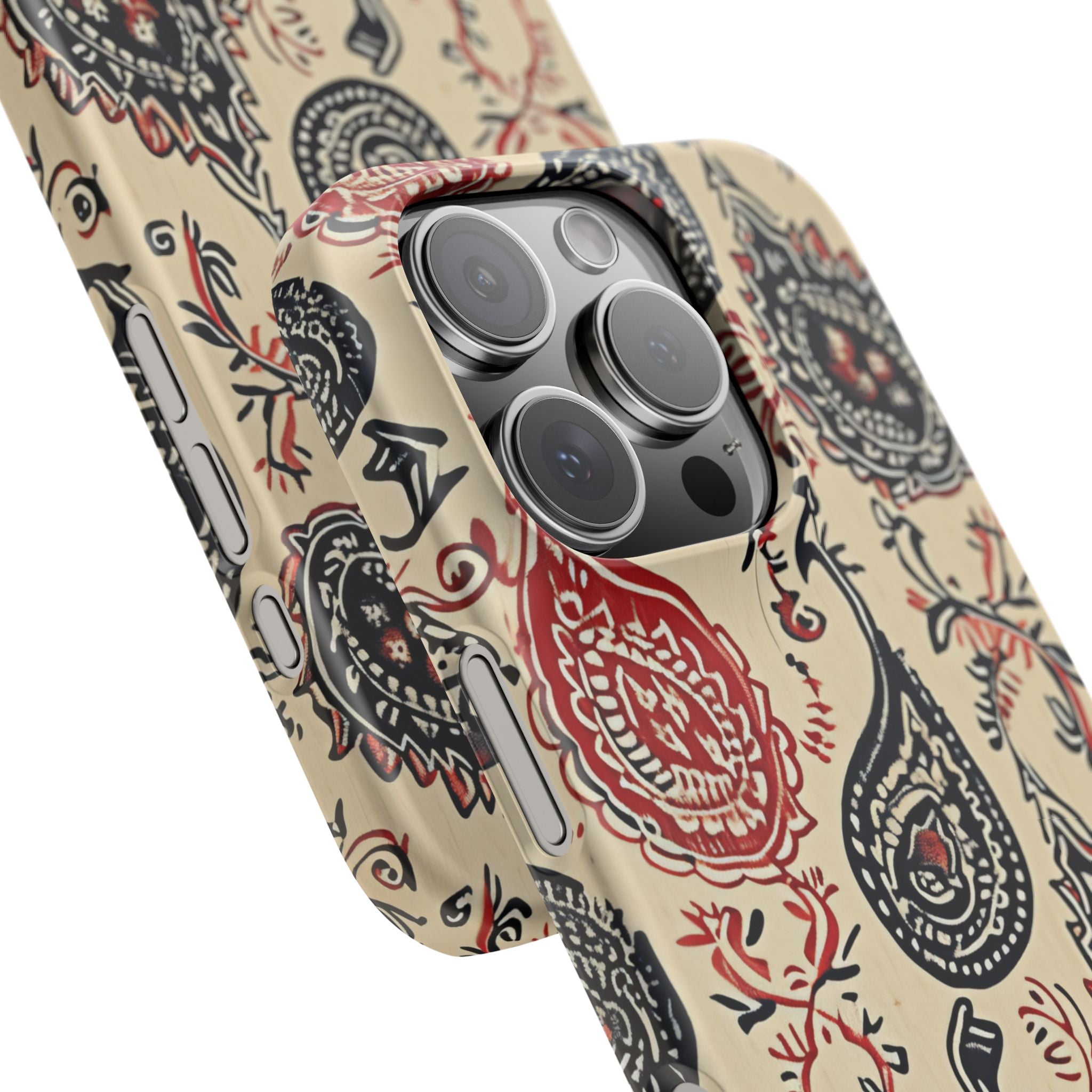 Vintage Paisley Elegance iPhone 16 - Slim Phone Case