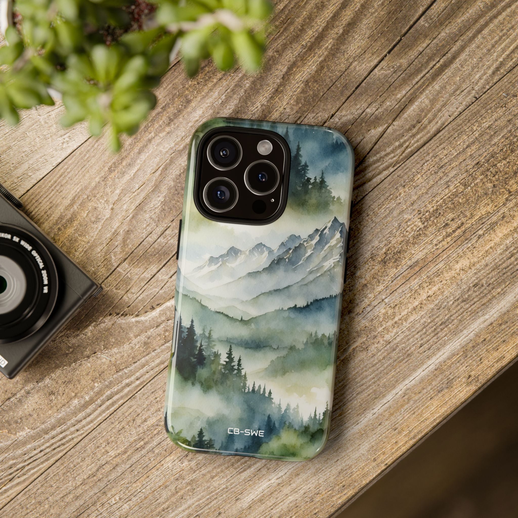Misty Peaks Emerge - iPhone Case