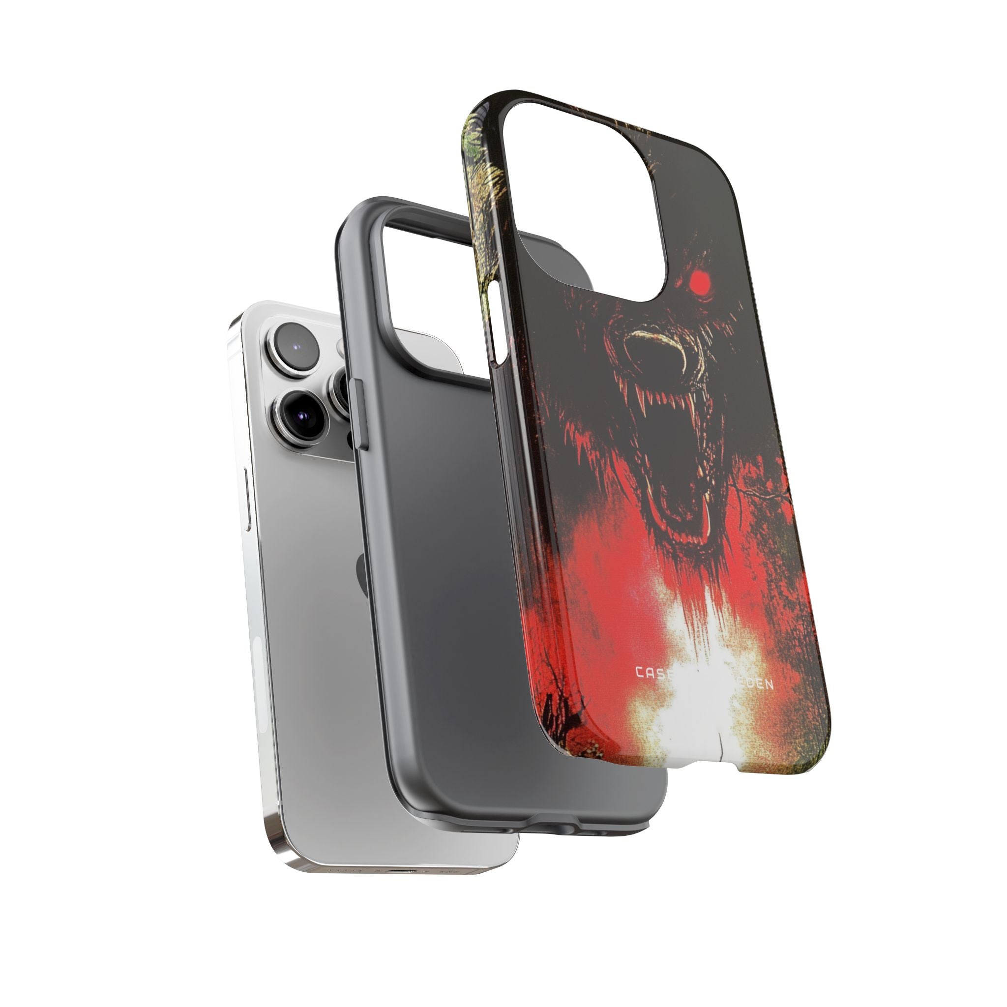 Bloodmoon Wolf's Lament iPhone 14 - Tough Phone Case