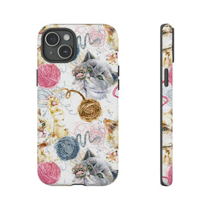 Cute Kitten Pattern - Protective Phone Case