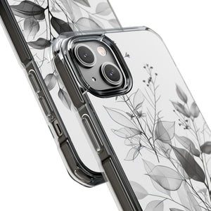 Botanical Serenity – Handyhülle für iPhone (Clear Impact – Magnetisch)