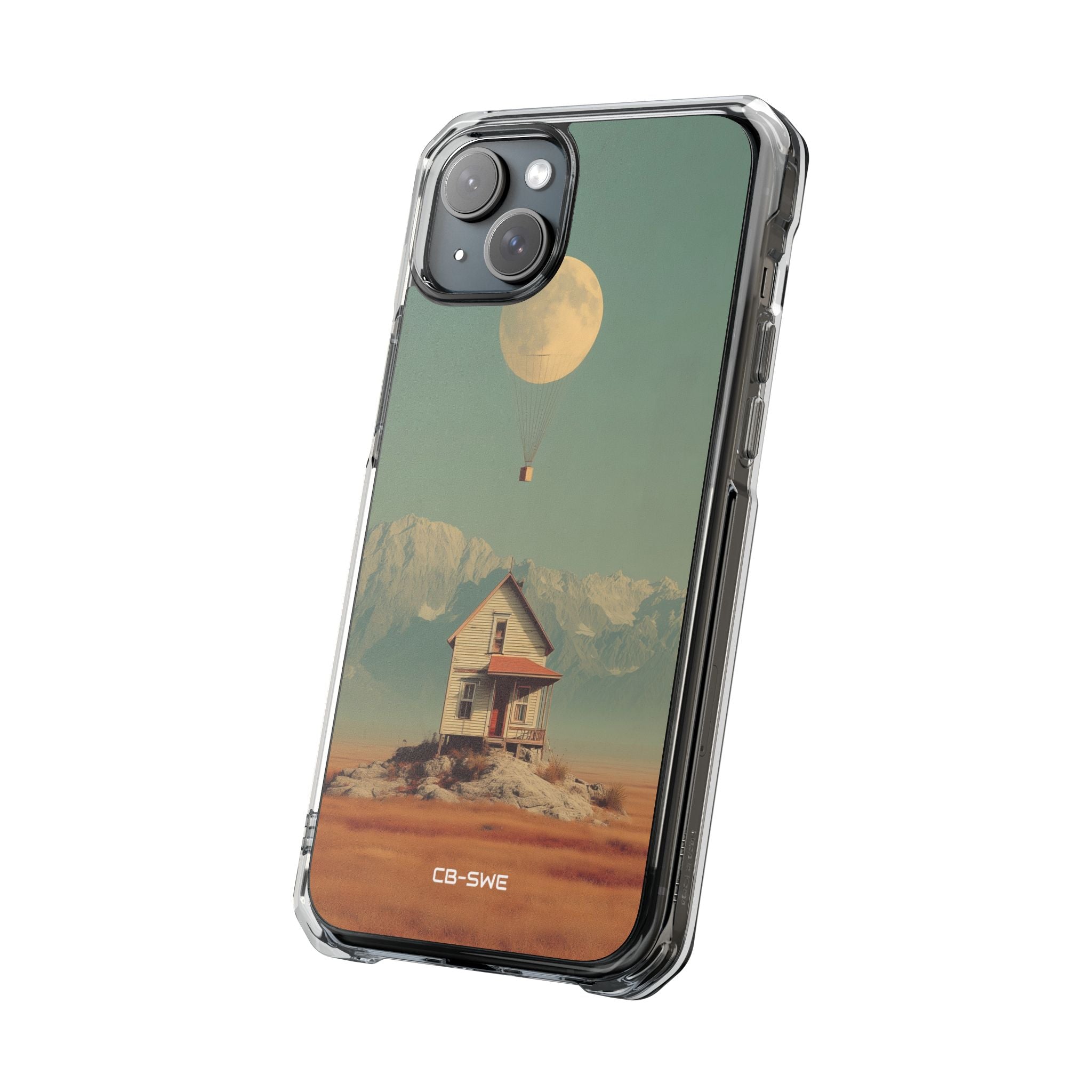 Moon Hovers Low iPhone Case - Impact