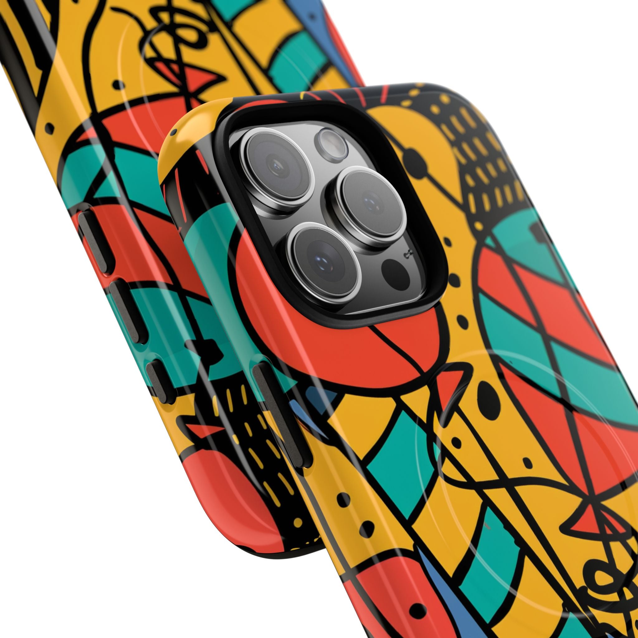 Playful Lines in Motion iPhone 16 | Tough+ Phone Case