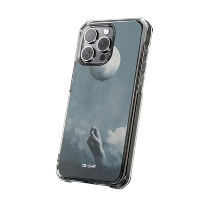 Moon Cradled Softly iPhone Case - Impact