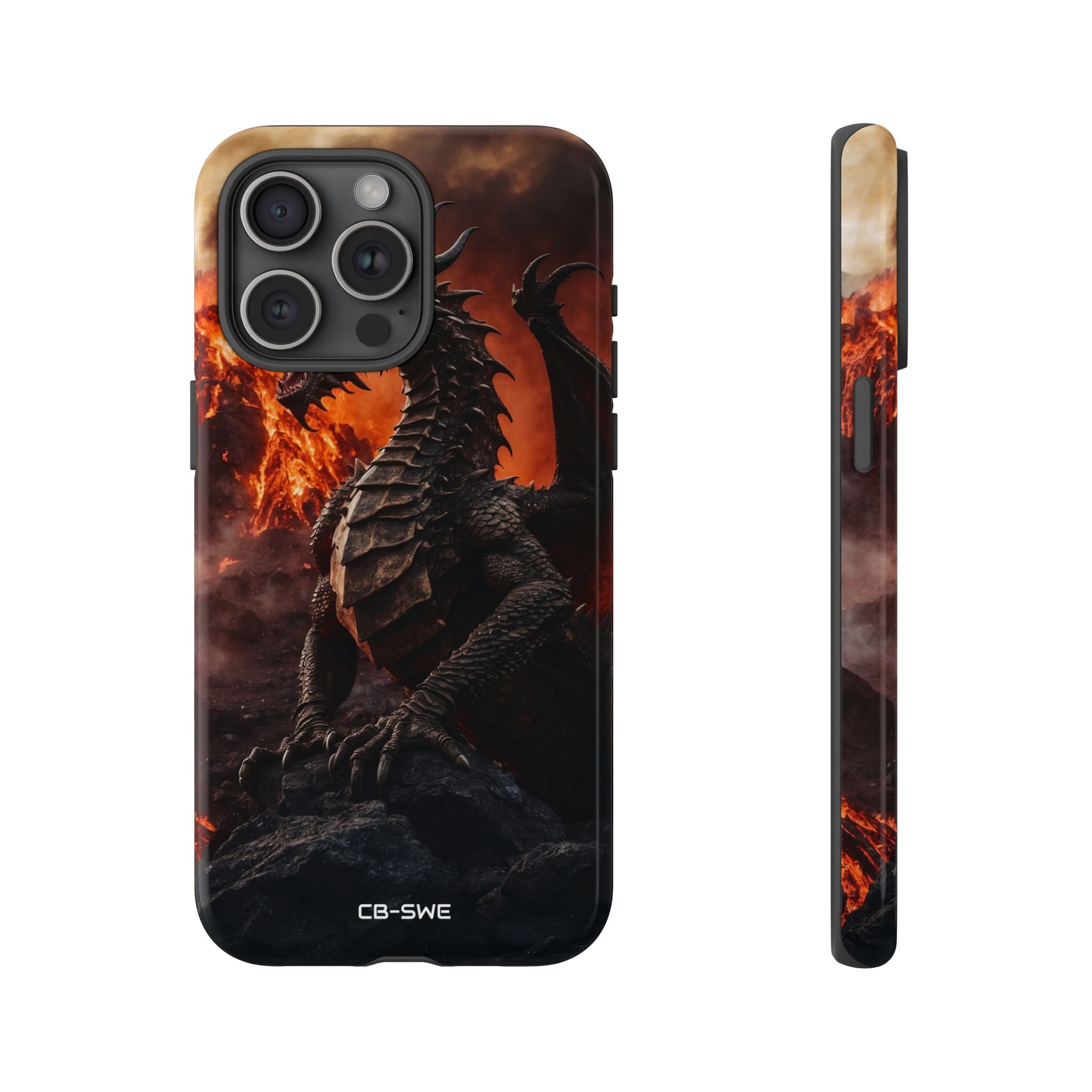 Fiery Dragon Soars - iPhone Case