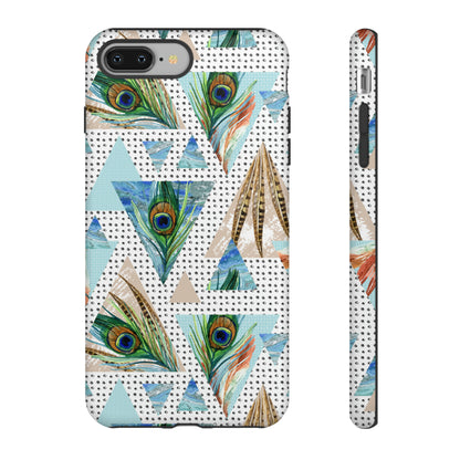 Peacock Feathers - Protective Phone Case