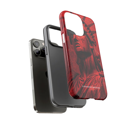 Zen Red Liberty Vision iPhone 14 - Tough Phone Case