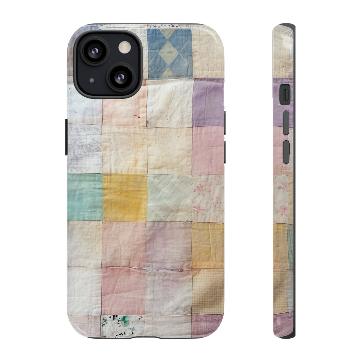 Pastel Quilt Patchwork - Protective Phone Case