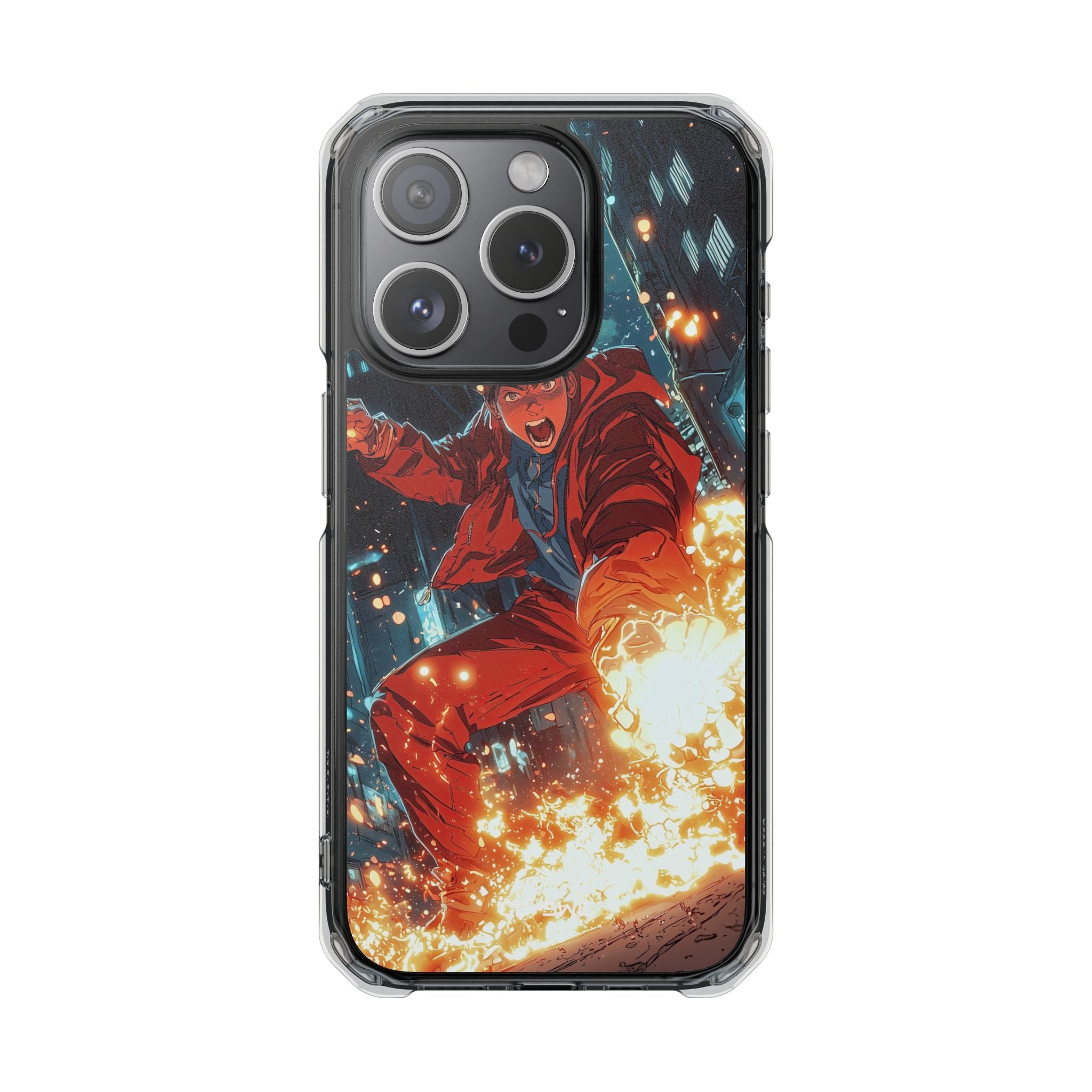 Flames Ignite Action iPhone Case - Impact
