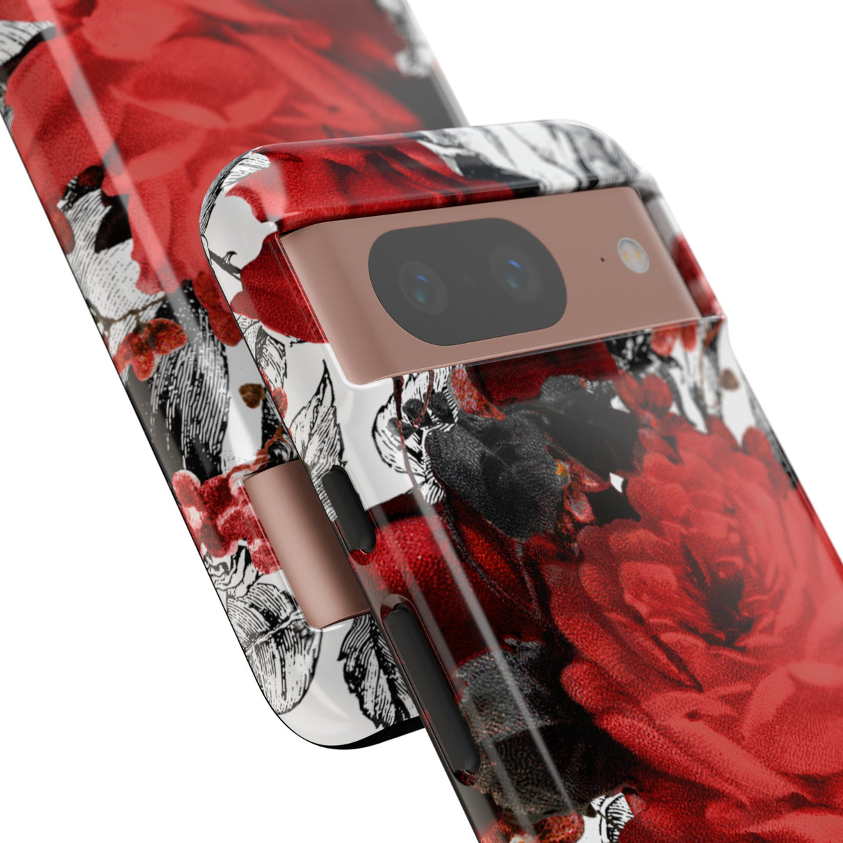 Cheruse Gothic Flower - Protective Phone Case