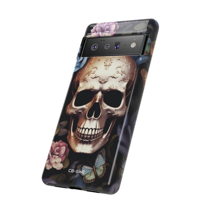 Skull Among Blossoms - Google Pixel Case