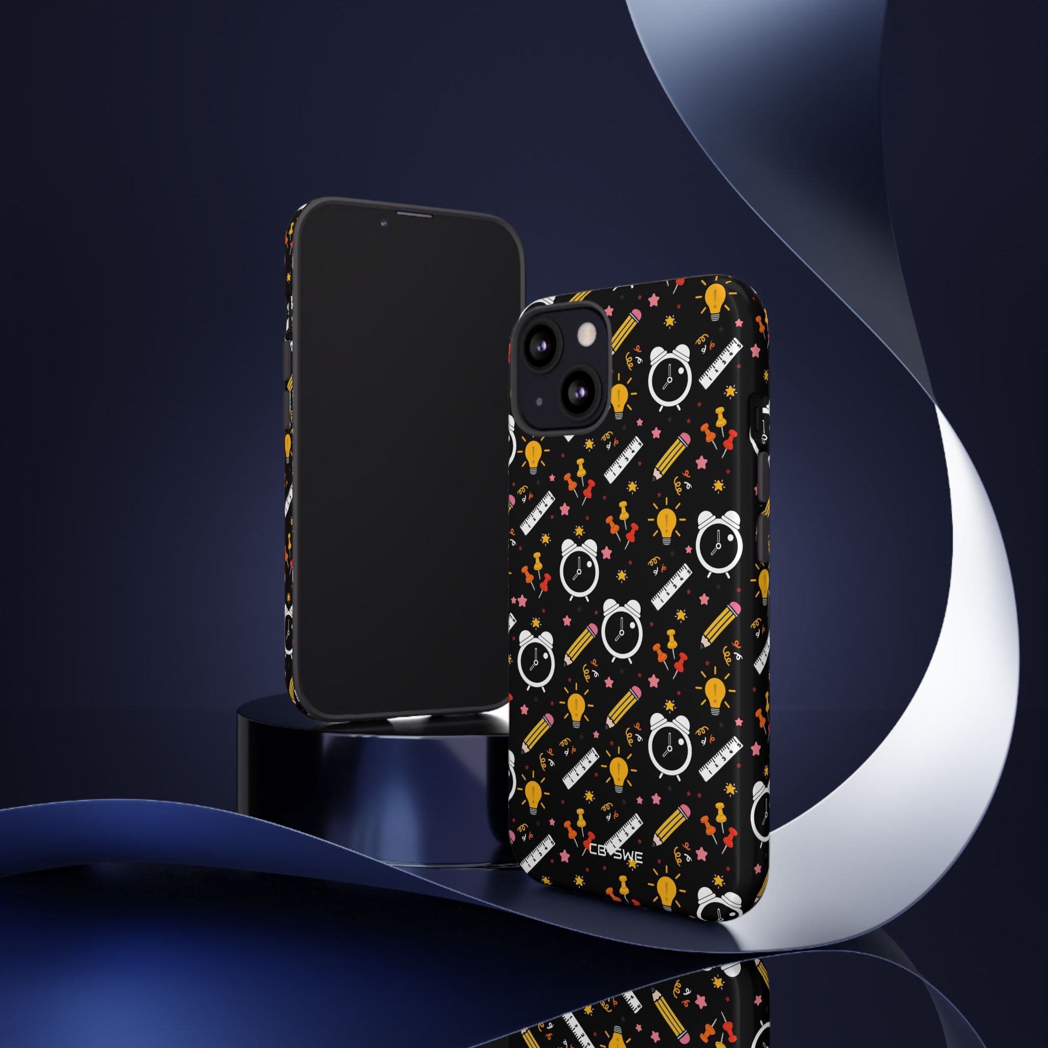 Bright Pencils Twirl - iPhone Case