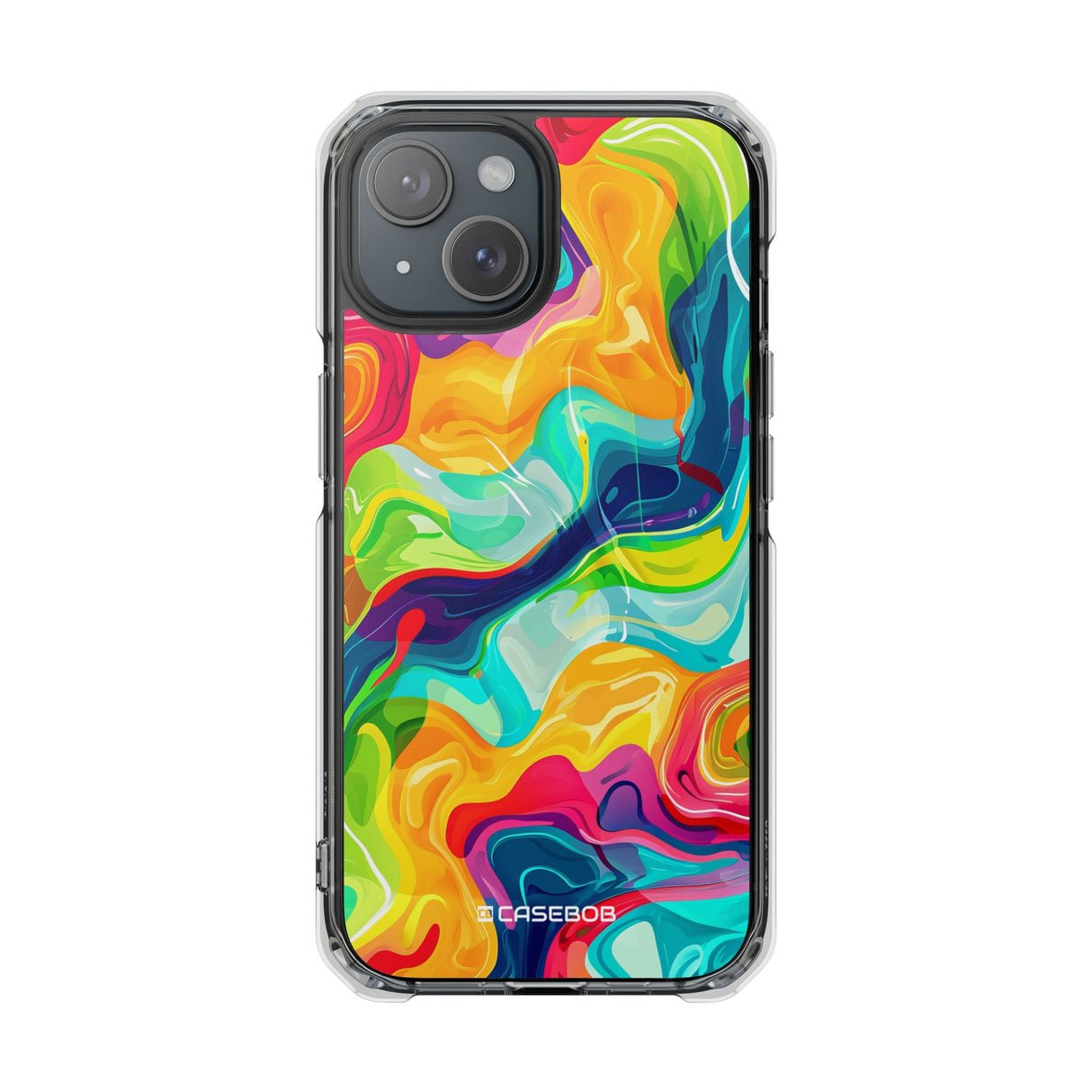 Bold Bright Patterns | Phone Case for iPhone (Clear Impact Case - Magnetic)