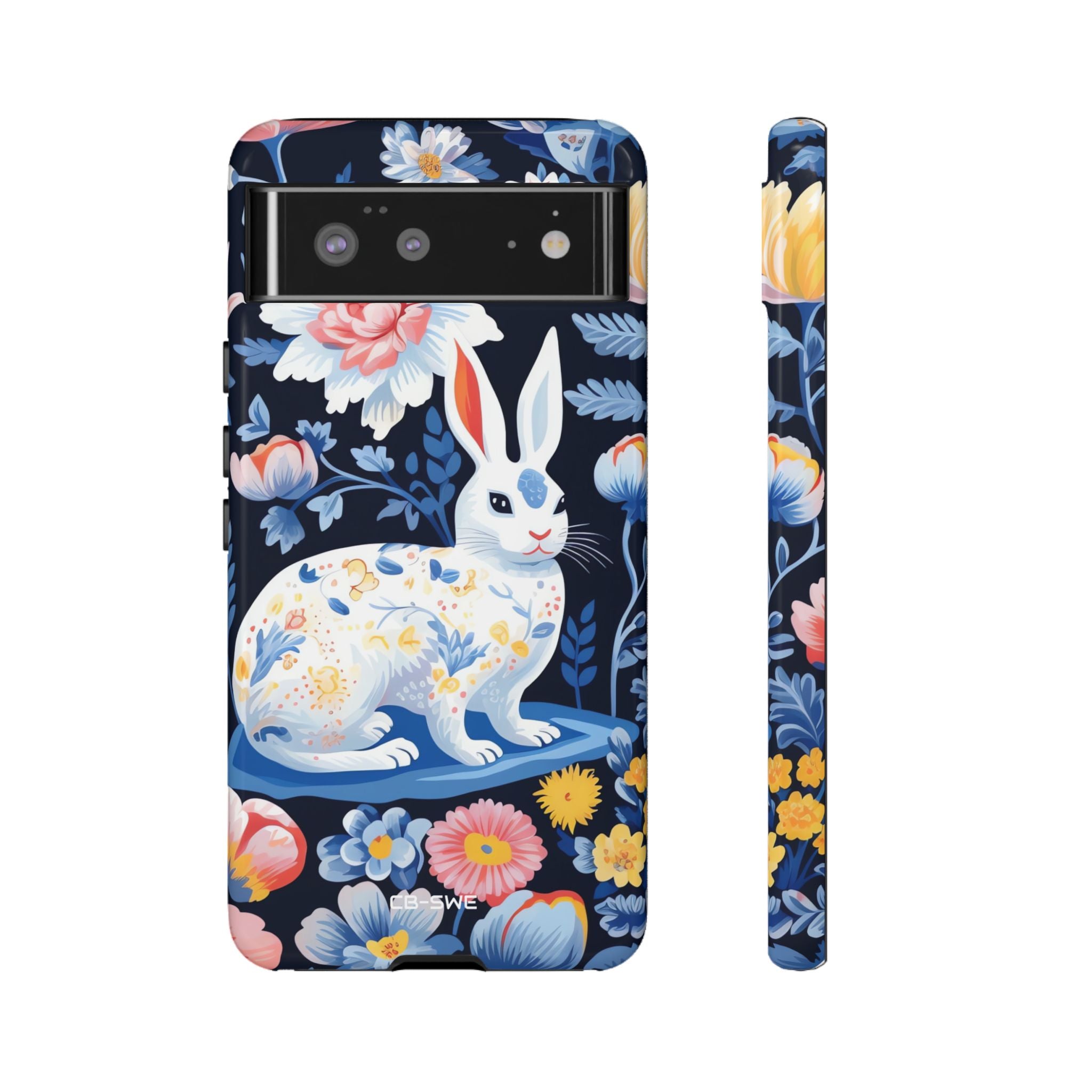 Floral Rabbit Dances - Google Pixel Case