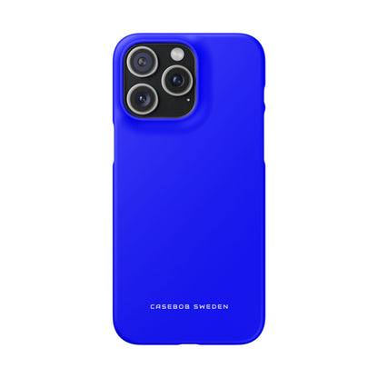 Blue iPhone 15 - Slim Phone Case