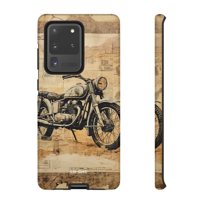 Vintage Motorcycle Collage - Samsung Case