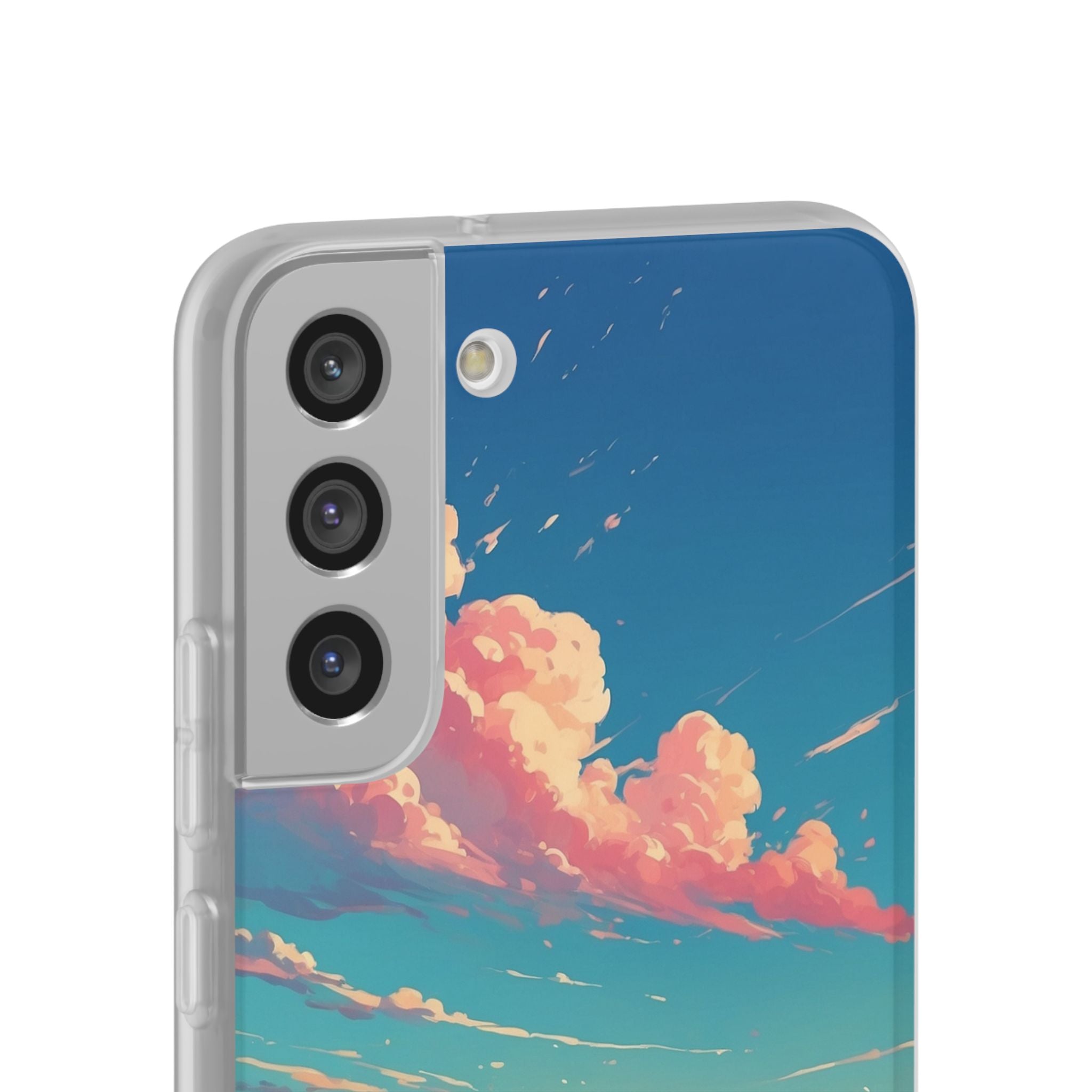 Turquoise Curl Samsung S22 Plus Case - Soft