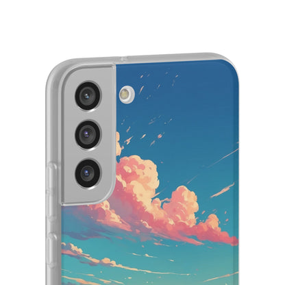 Turquoise Curl Samsung S22 Plus Case - Soft