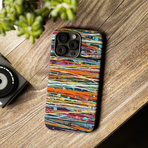 Oil painting - Stripe - Protective Phone Case