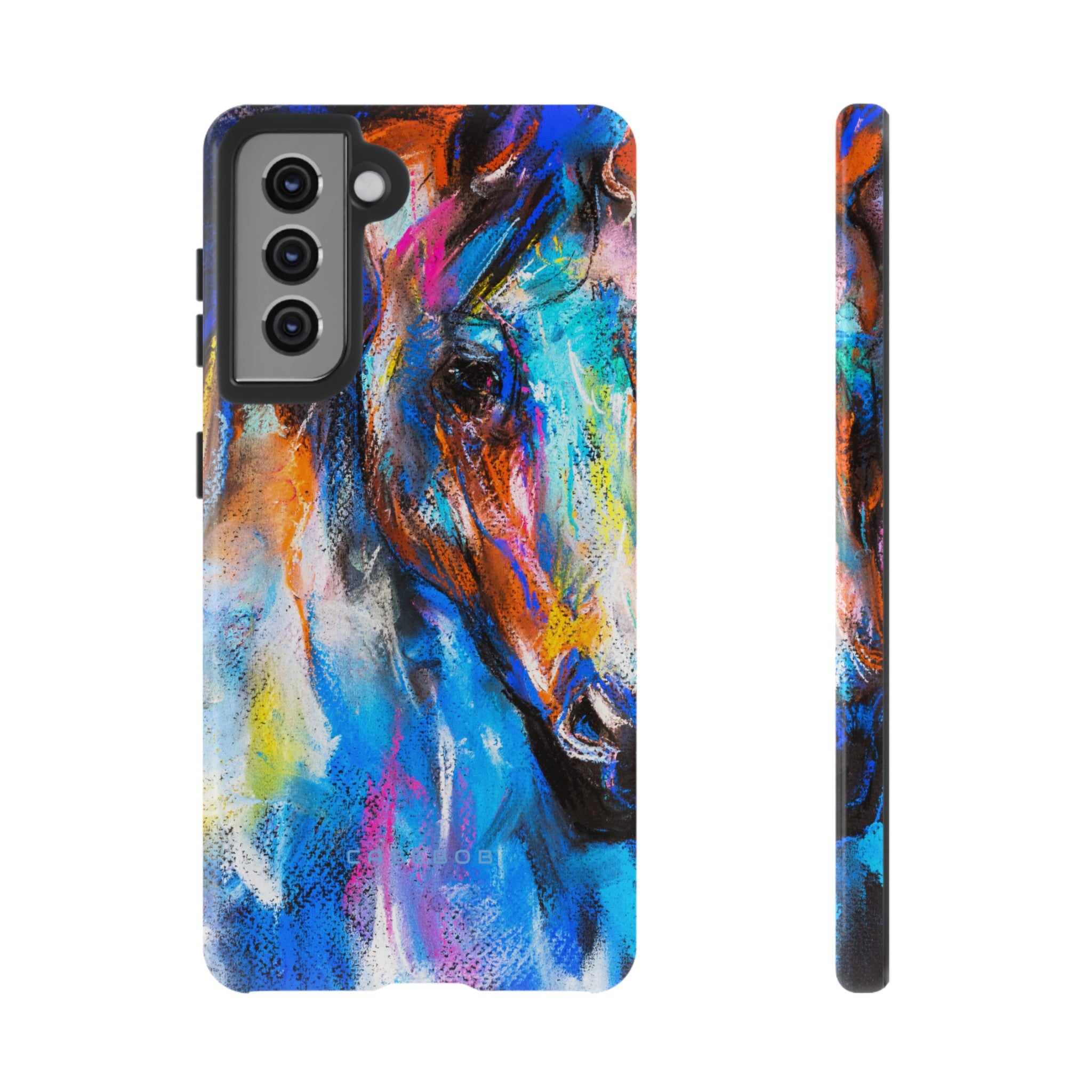 Original Pastel Horse - Protective Phone Case