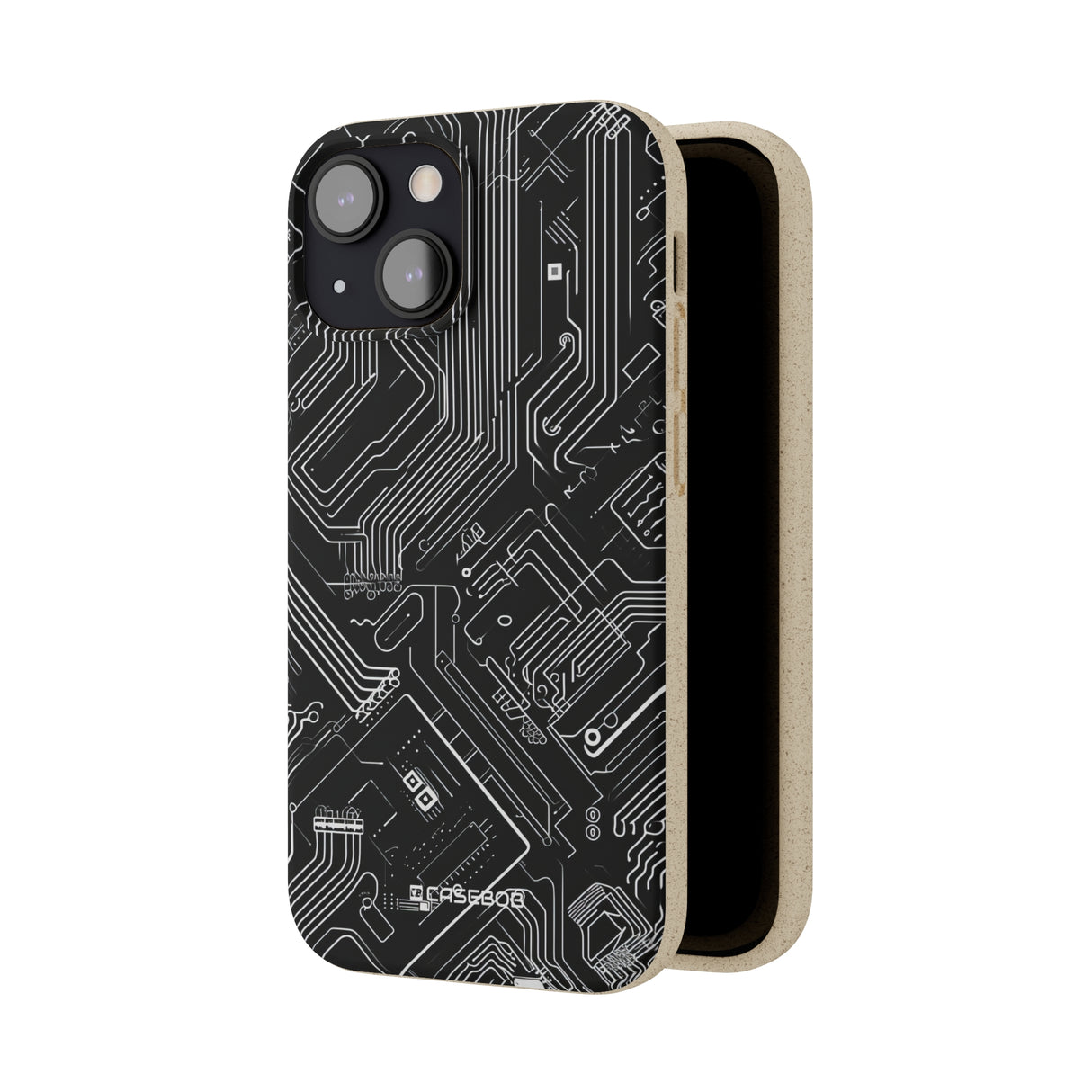 Cyber Circuitry Art | Biodegradable Phone Case