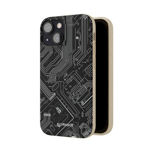 Cyber Circuitry Art | Biodegradable Phone Case