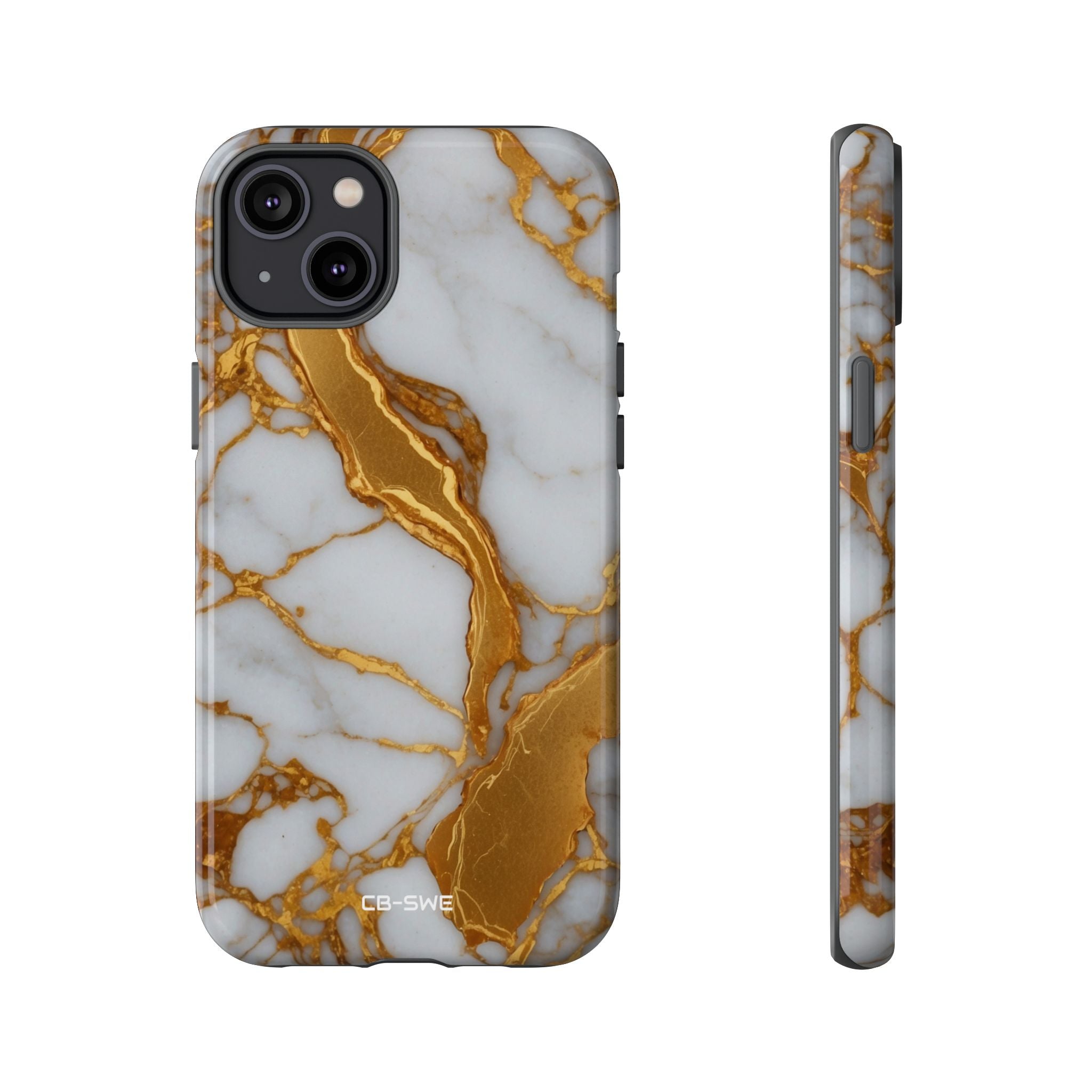 Golden Veins Flow - iPhone Case