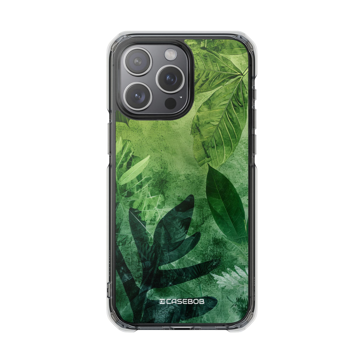 Pantone Greene Design | Handyhülle für iPhone (Clear Impact Case – magnetisch) 