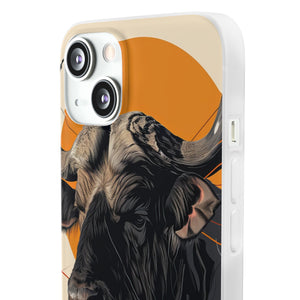 Majestic Buffalo Sun | Flexible Phone Case for iPhone