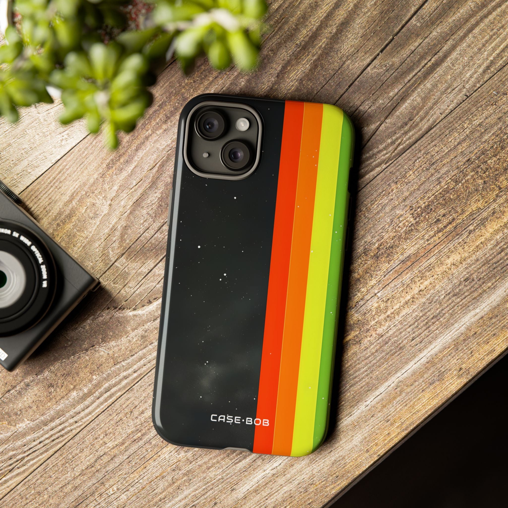 Celestial Stripes iPhone 15 Plus Case - Tough