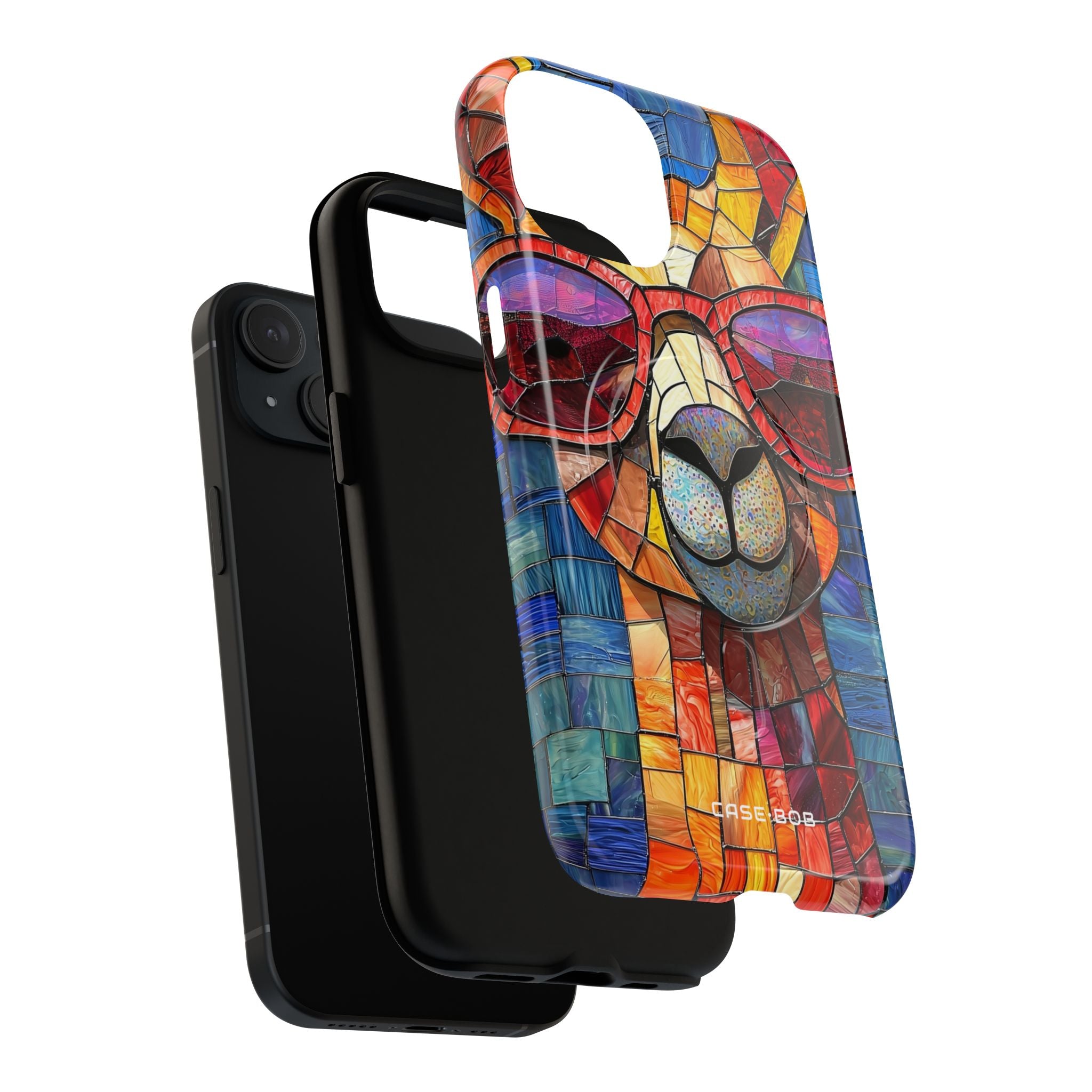 Llama Glow iPhone 15 Case - Tough+