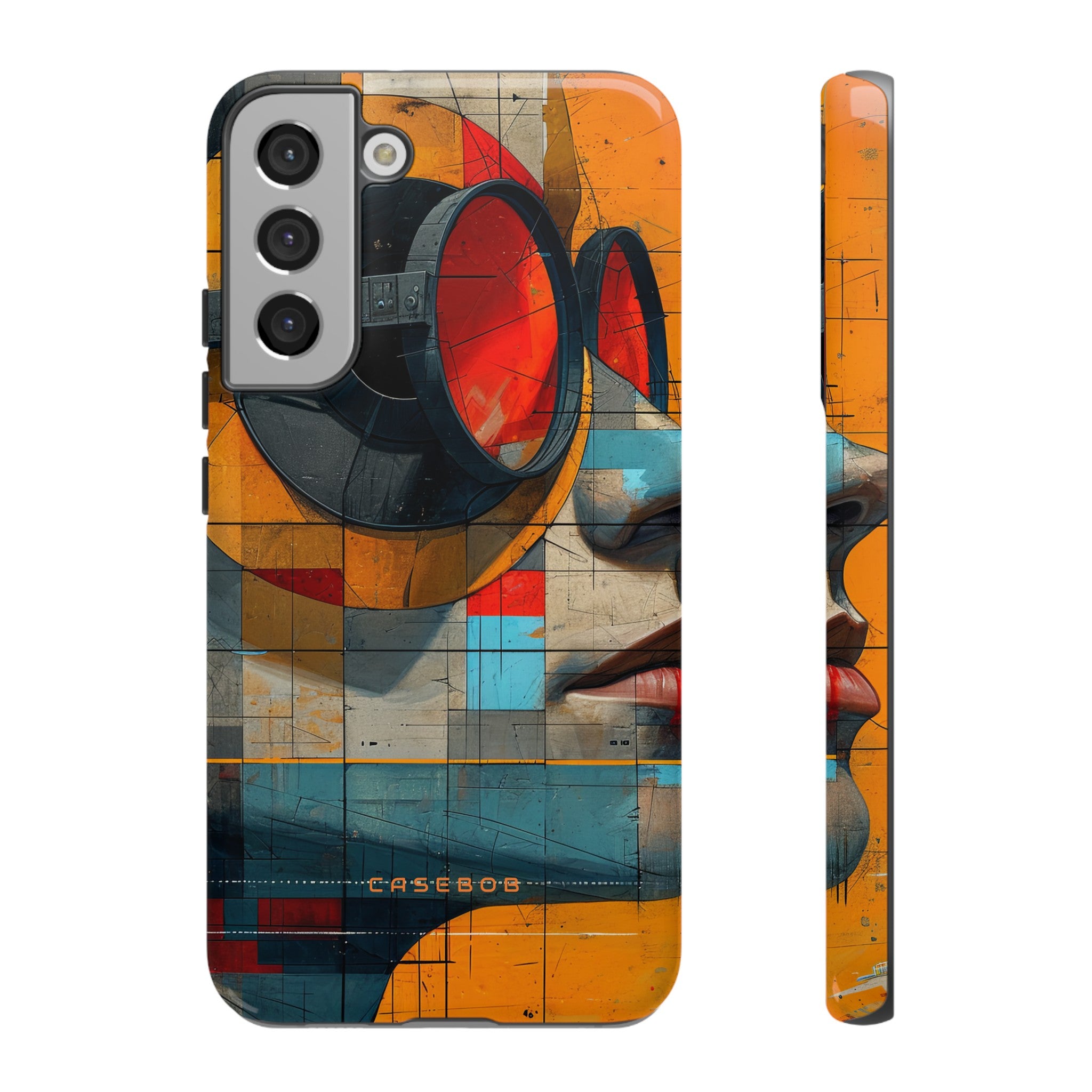 Cartoon Geometry Fusion - Protective Phone Case