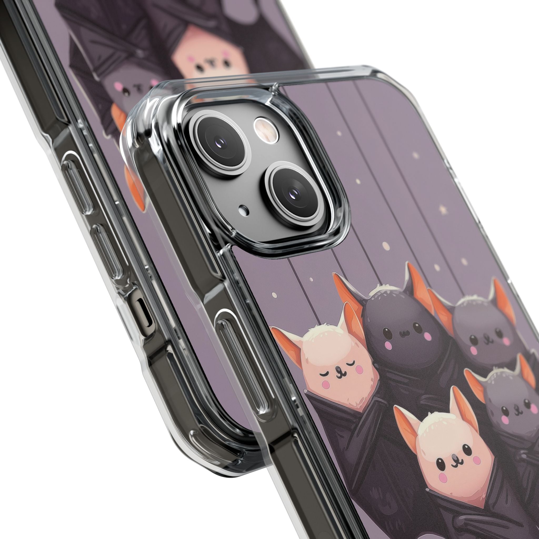 Playful Bats Hang iPhone Case - Impact