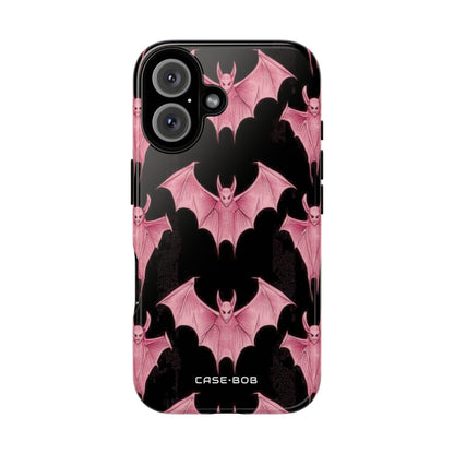 Pink Batwave iPhone 16 Plus Case - Tough