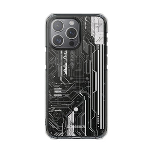 Circuitry Aesthetics - Phone Case for iPhone (Clear Impact - Magnetic)