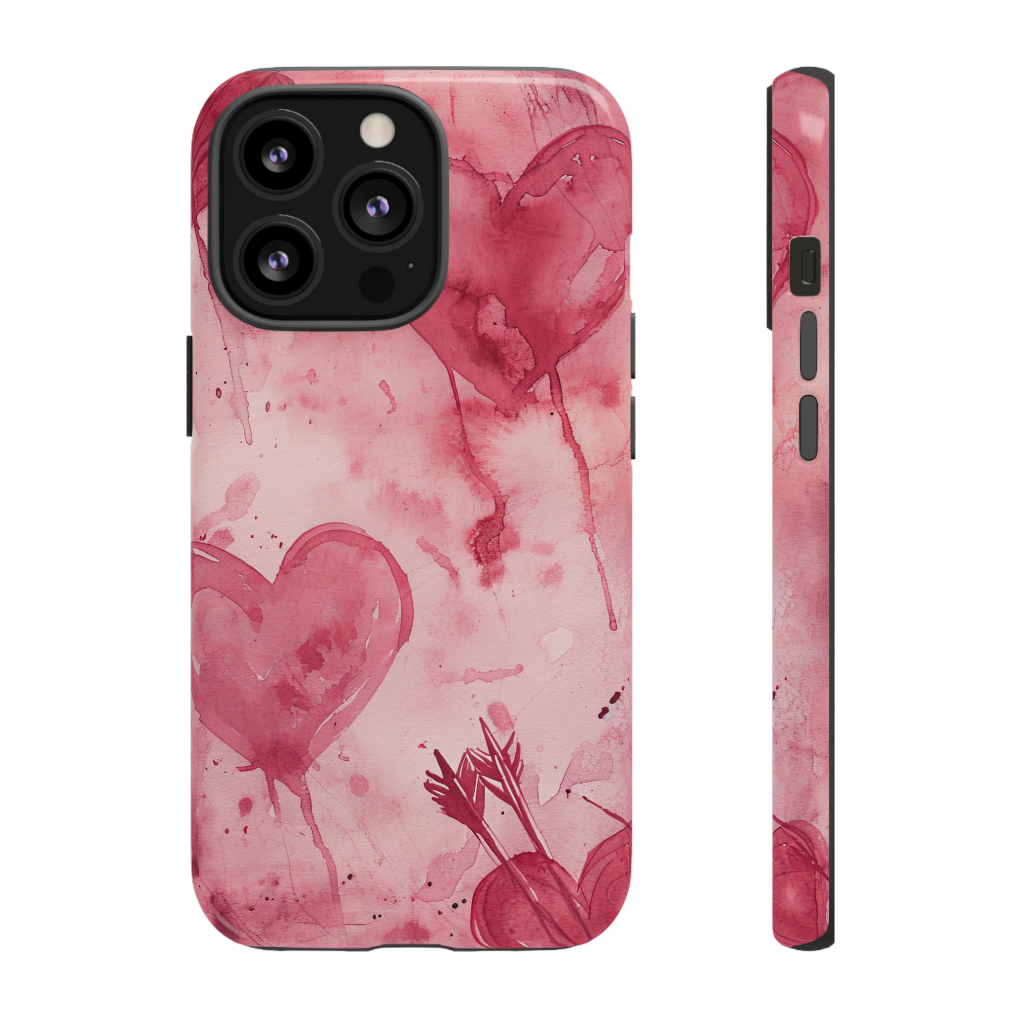 Cupid's Heart Entwined - Protective Phone Case