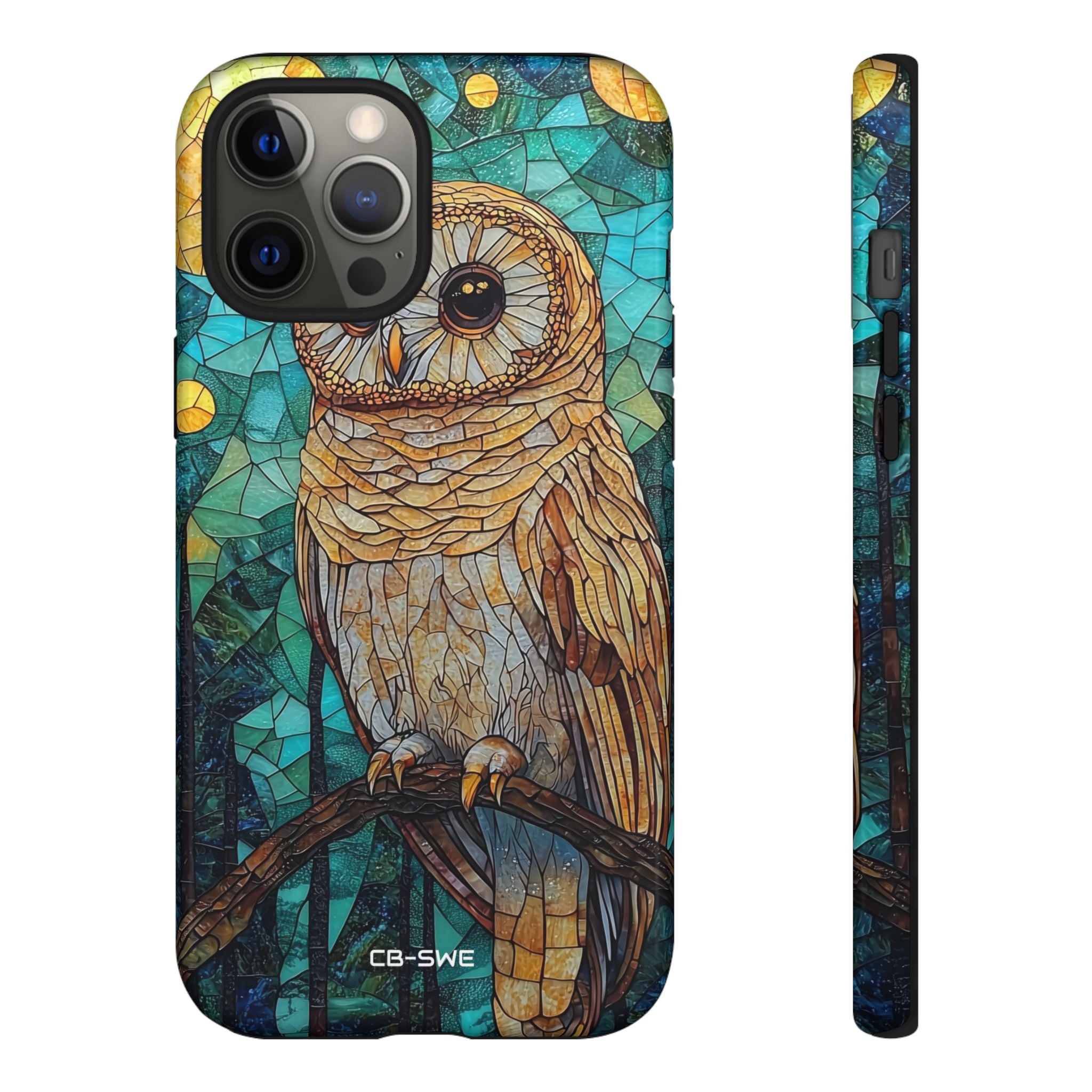 Celestial Owl Gaze - iPhone Case