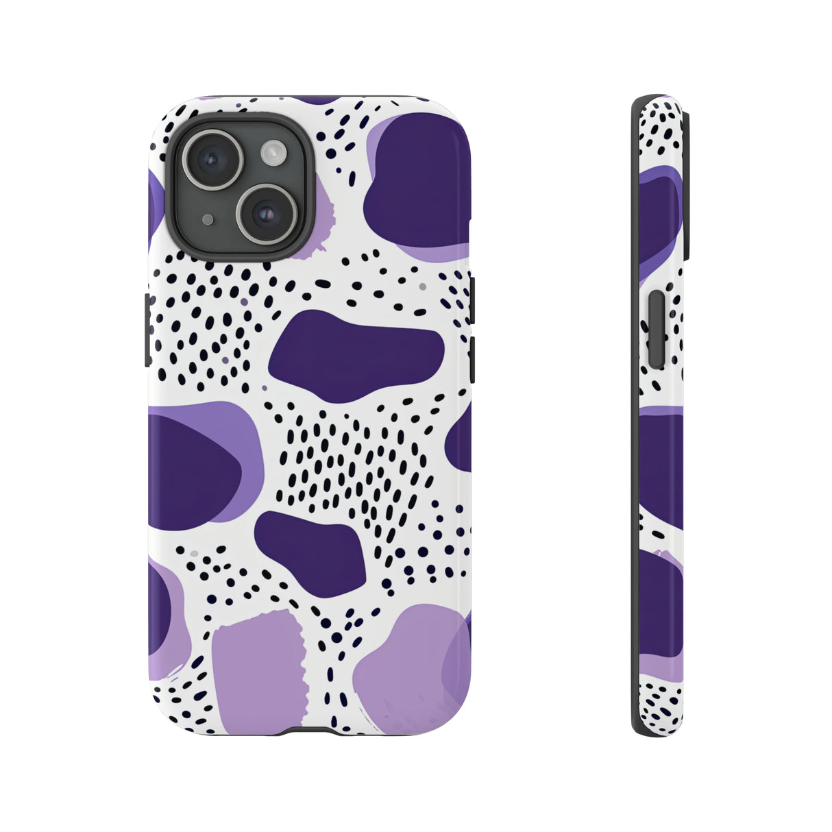 Purple Dots Elegance Case - Schutzhülle fürs Handy