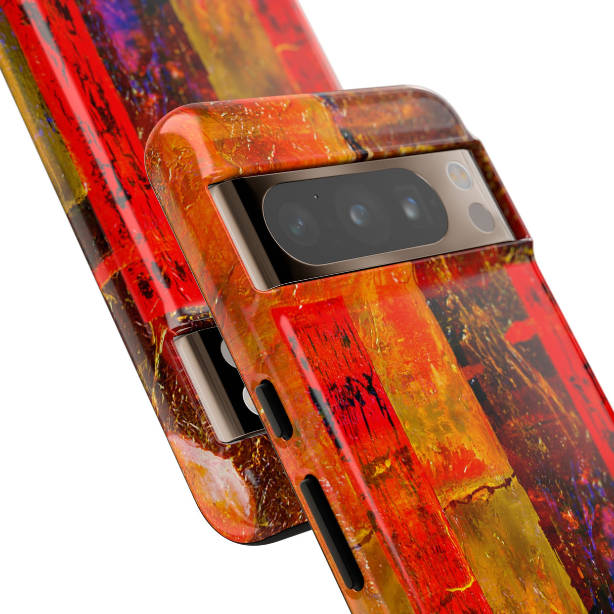 Red Oil Painting - Protective Phone Case