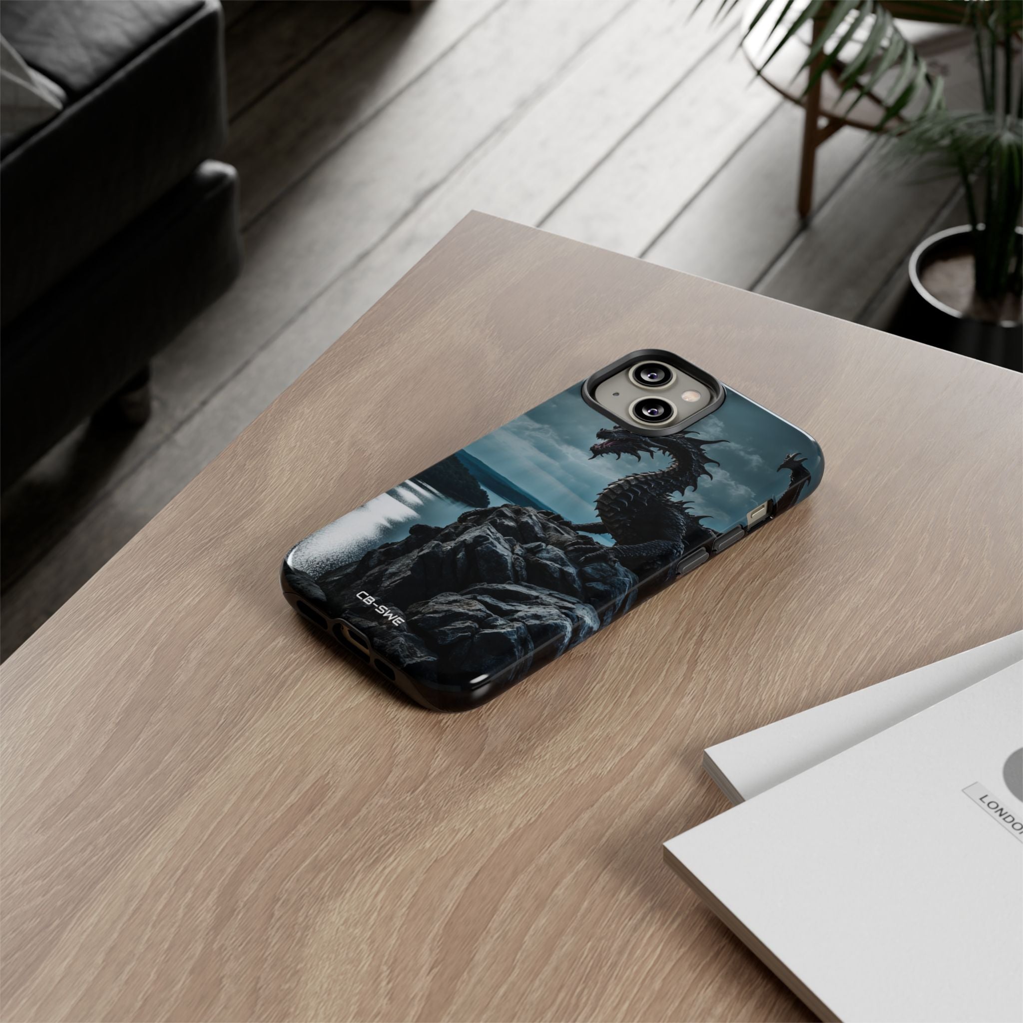 Dragon Soars Moonlight - iPhone Case