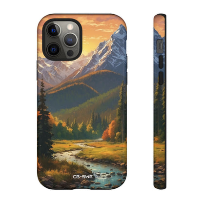 Mountain Reflections Glimmer - iPhone Case